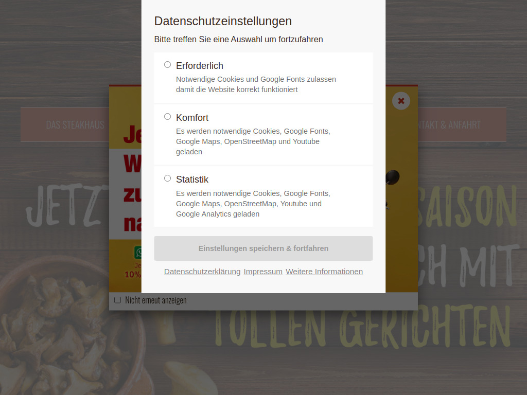 Website von Inter Gastro 1A Service GmbH in Mücheln