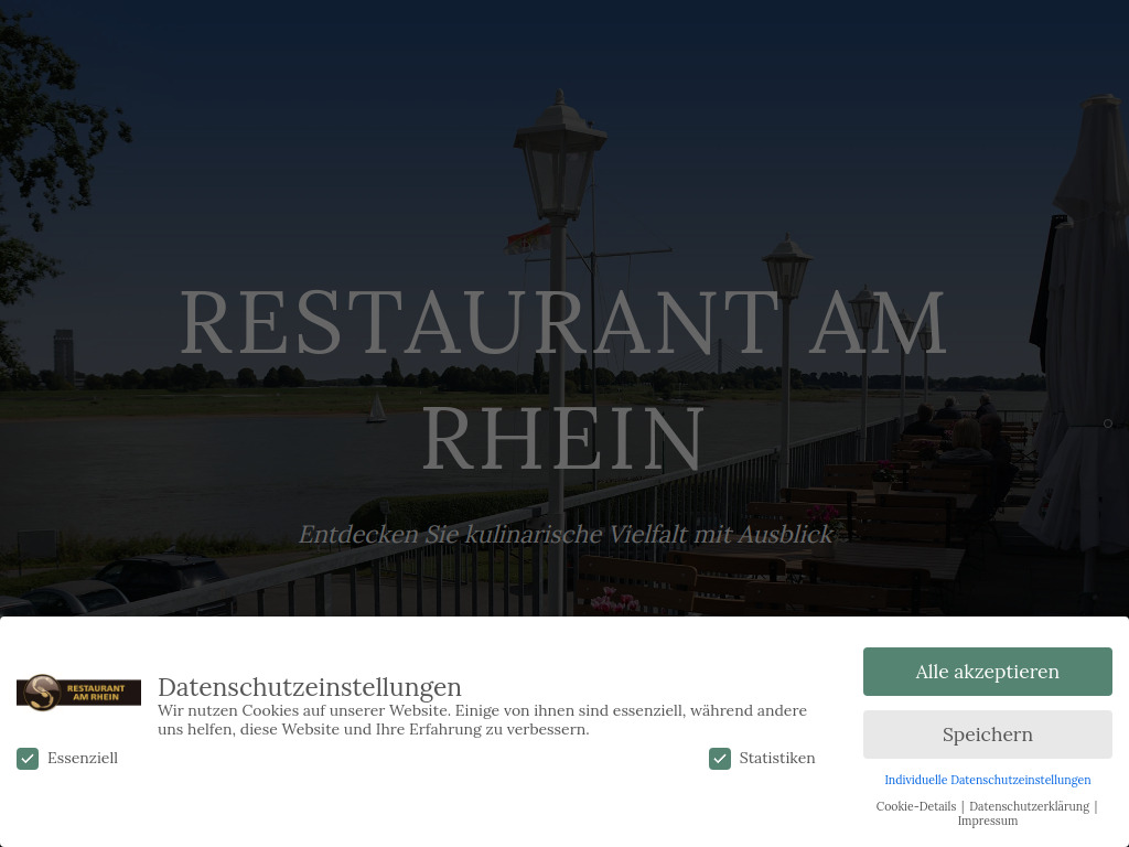 Website von Restaurant am Rhein in Neuss