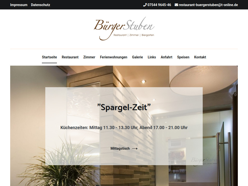 Website von Jürgen Keller in Markdorf