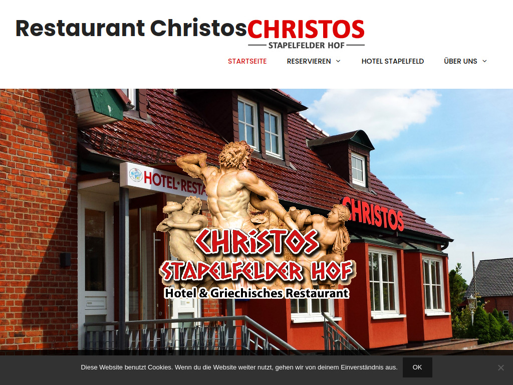 Website von Restaurant Christos in Stapelfeld