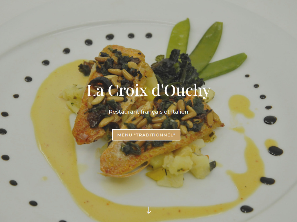 Website von Restaurant La Croix d'Ouchy in Lausanne