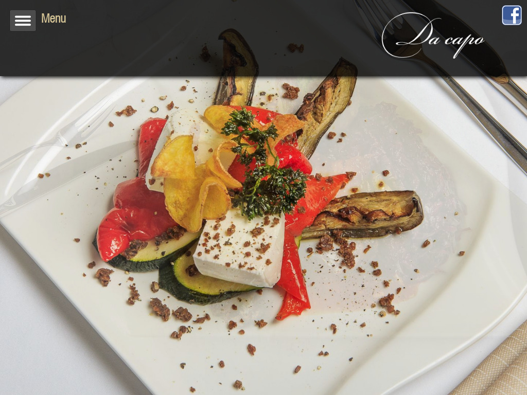 Website von Restaurant Da capo in Halberstadt