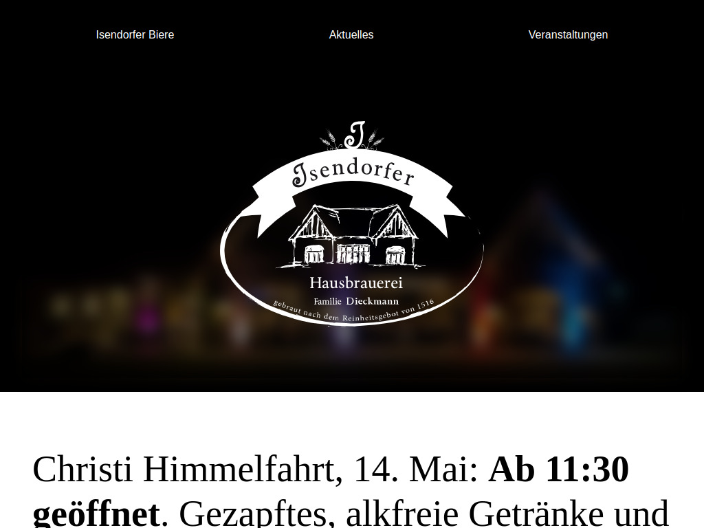 Website von Dieckmann GmbH & Co. KG in Emsdetten