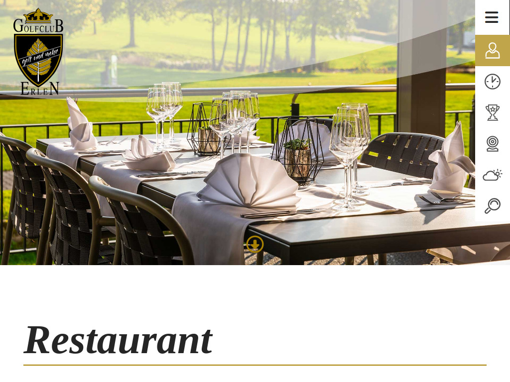 Website von Club-Restaurant