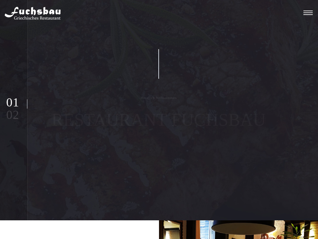 Website von Restaurant Fuchsbau in Lübbecke