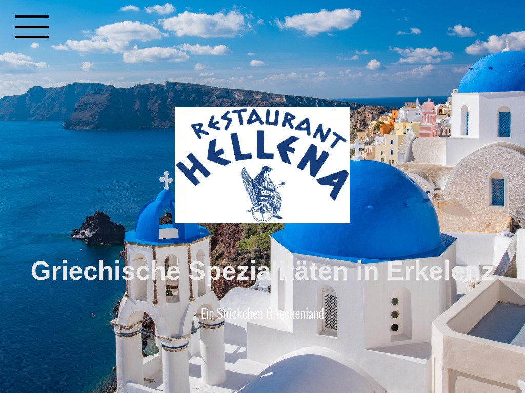 Website von Restaurant Hellena GmbH in Erkelenz
