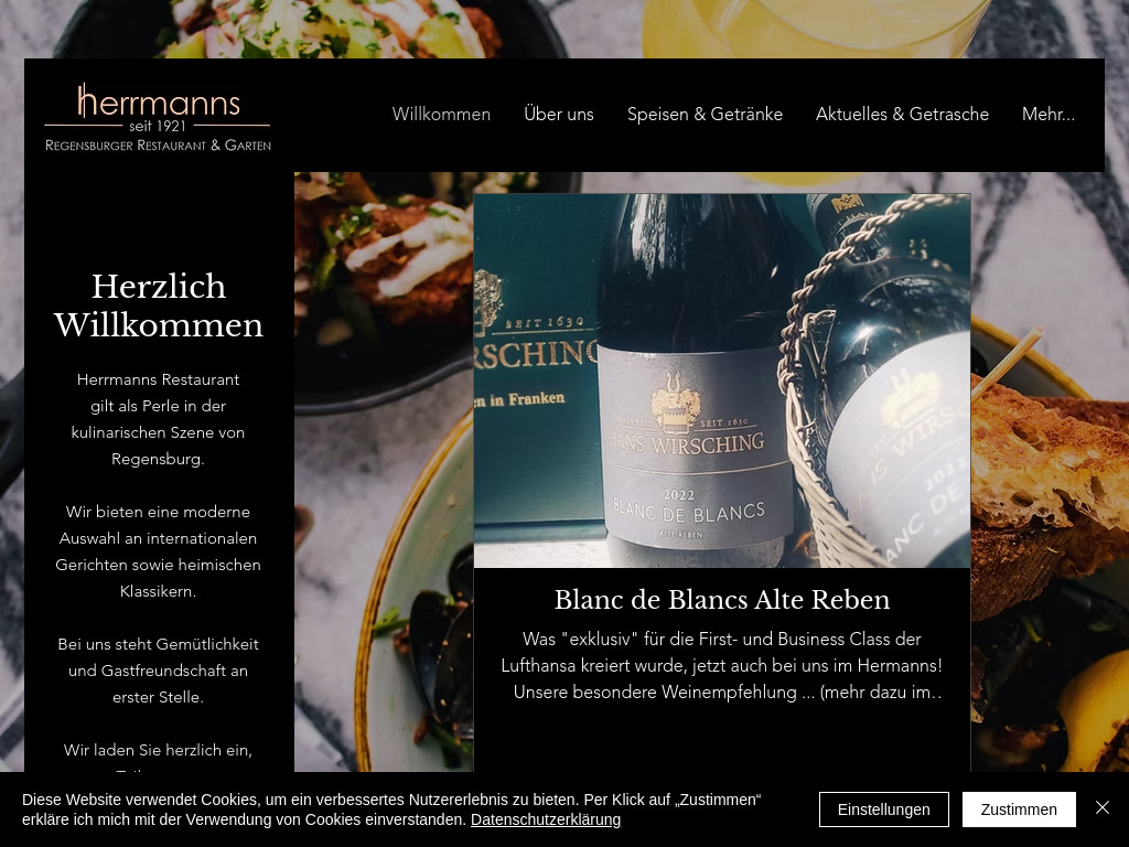 Website von Johann Herrmann in Regensburg