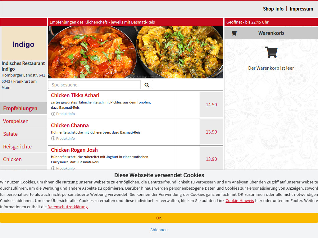 Website von Gurwinder Kaur in Frankfurt am Main