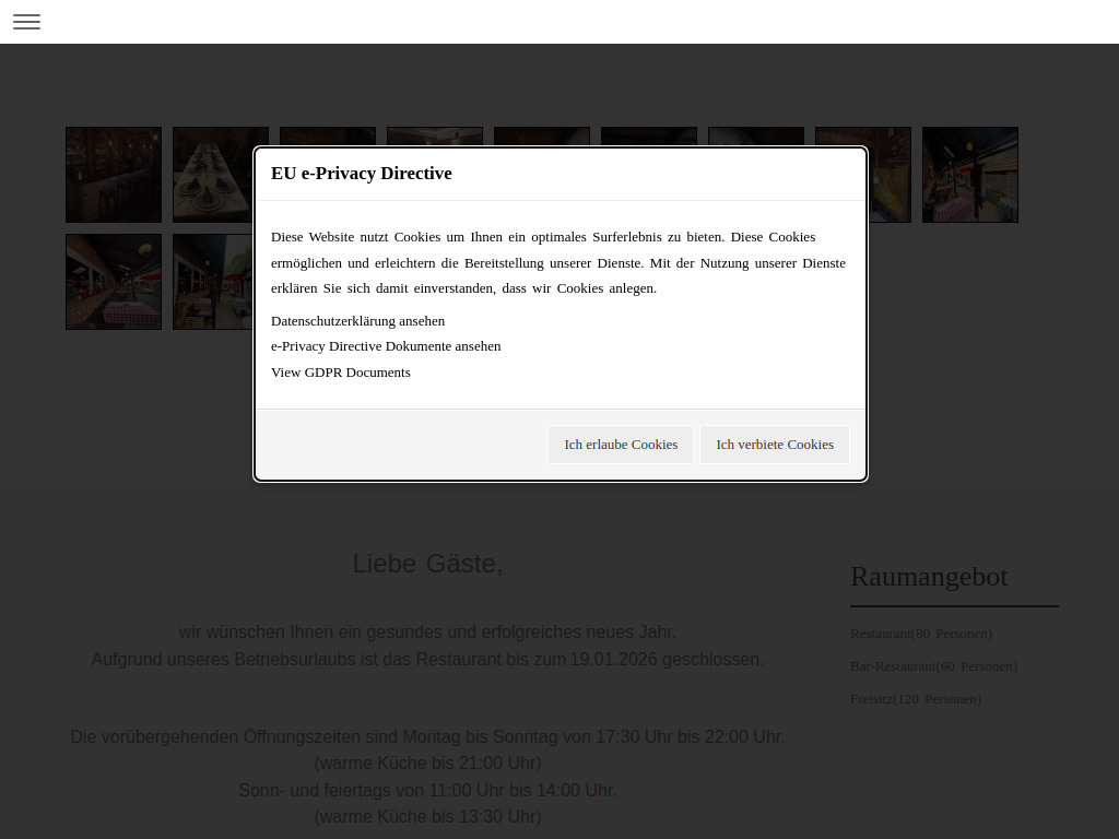 Website von Restaurant Katharinenhof in Regensburg