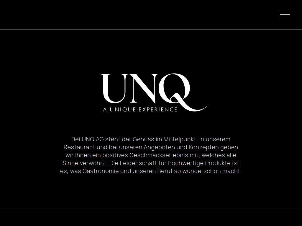 Website von UNQ AG