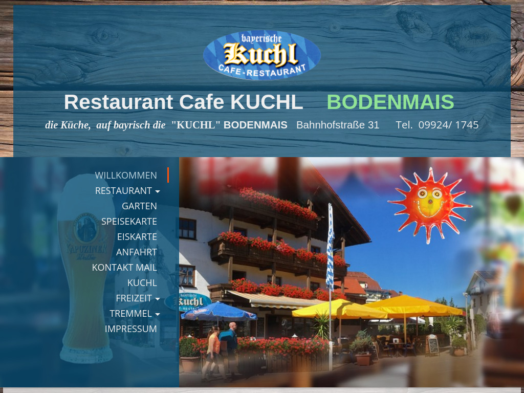 Website von KUCHL Bodenmais in Bodenmais