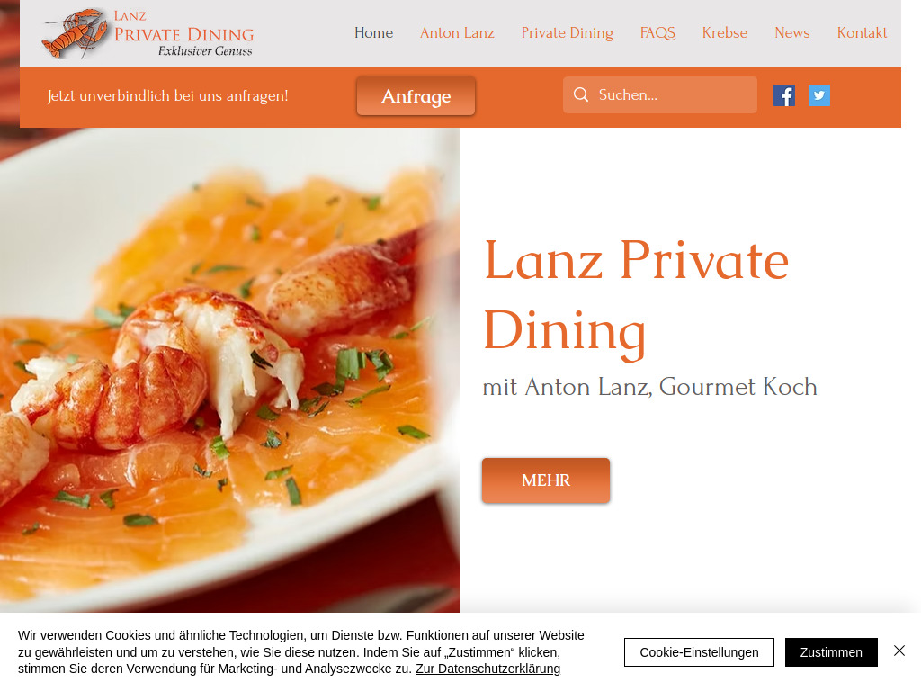 Website von lanz UG in Wangen im Allgäu