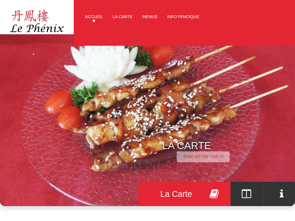 Website von Le Phénix in Bussigny