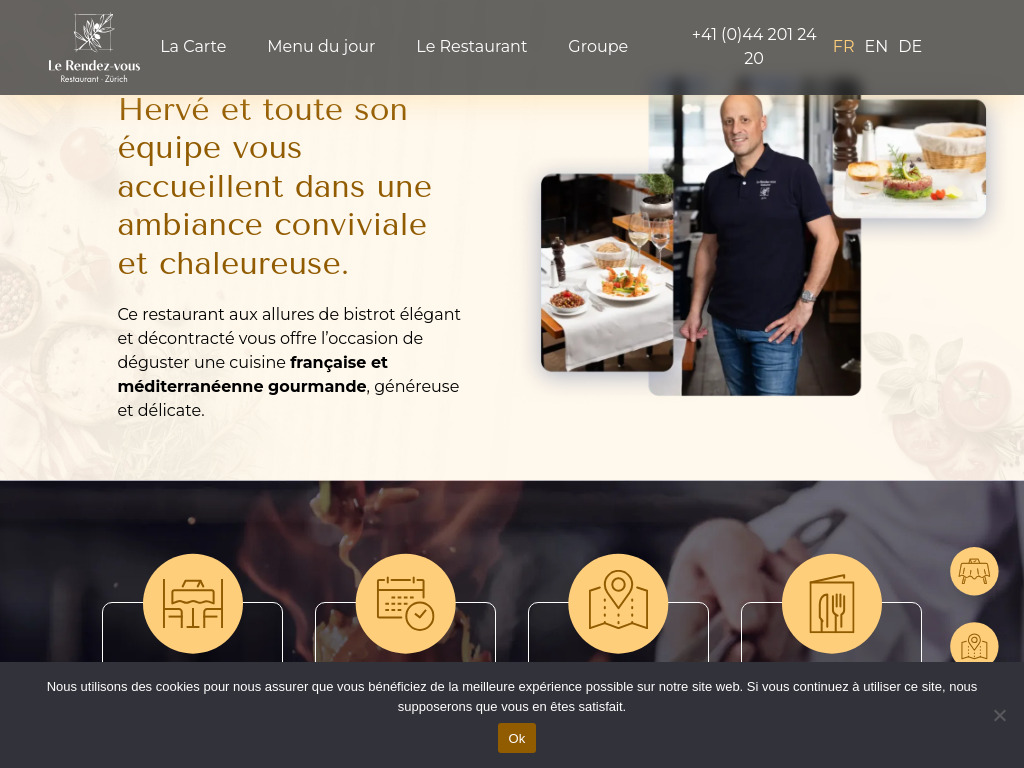 Website von Le Rendez-Vous