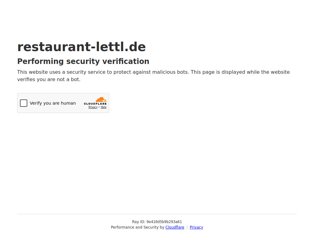 Website von Restaurant Lettl in Eggenfelden