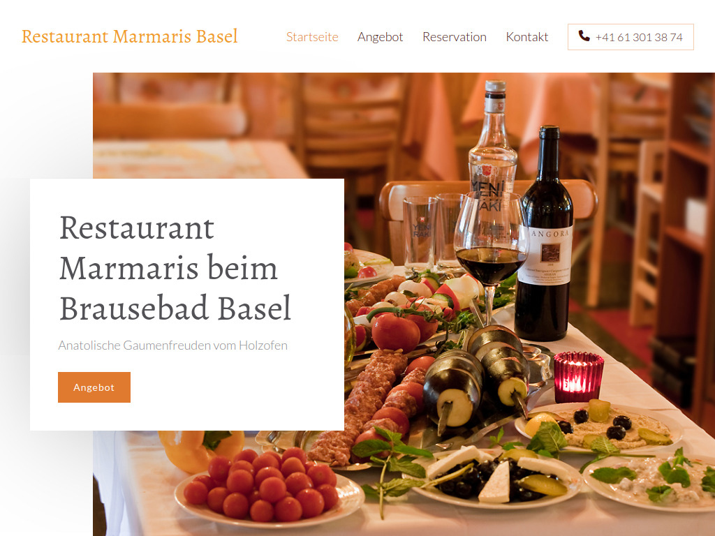 Website von H. + M. Demir GmbH in Basel