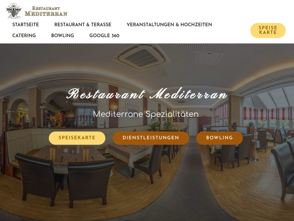 Website von Erovic N.Restaurant Mediterran in Frankfurt am Main