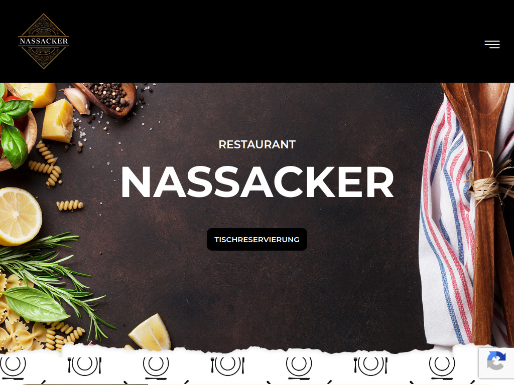 Website von Restaurant Nassacker in Schlieren
