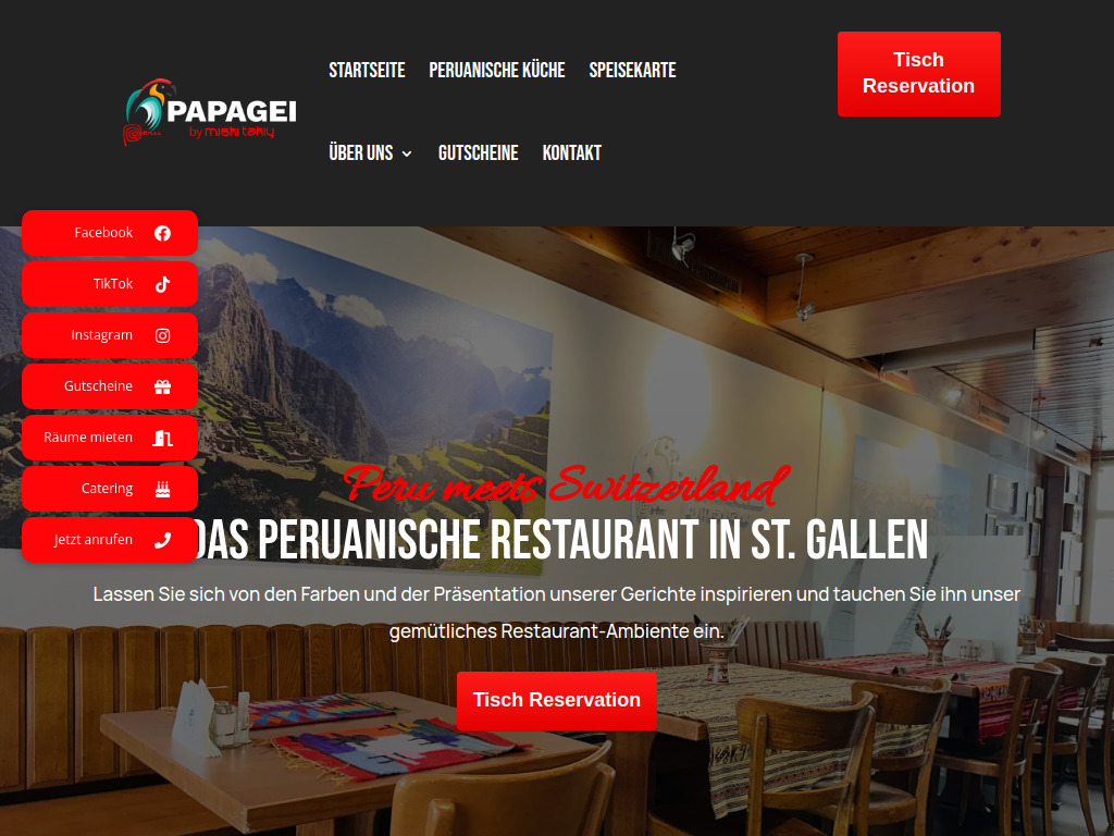 Website von R.Facundo GmbH in St. Gallen