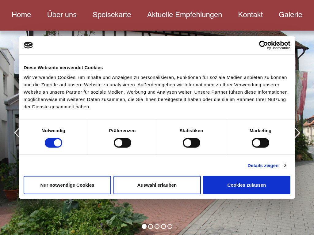 Website von Ristorante Pizzeria Amalfi in Kelsterbach