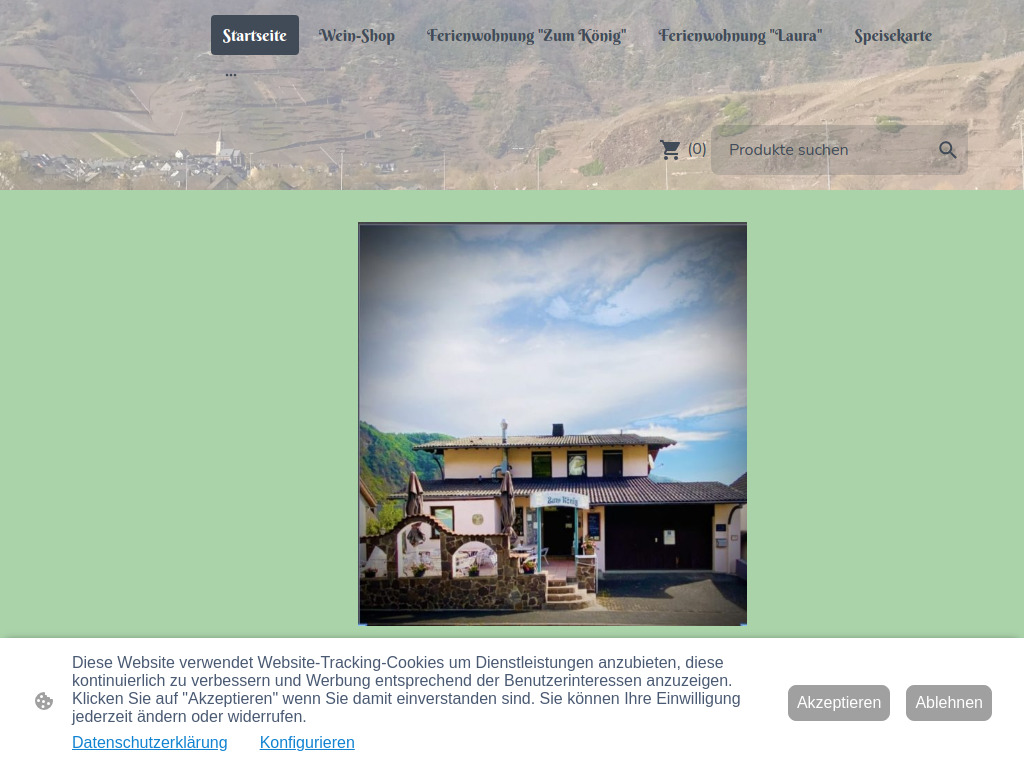 Website von Restaurant Pizzeria Zum König in Bremm