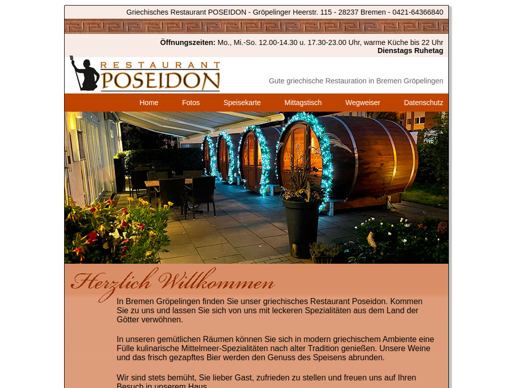 Website von Dimitrios Mitsioulas in Bremen