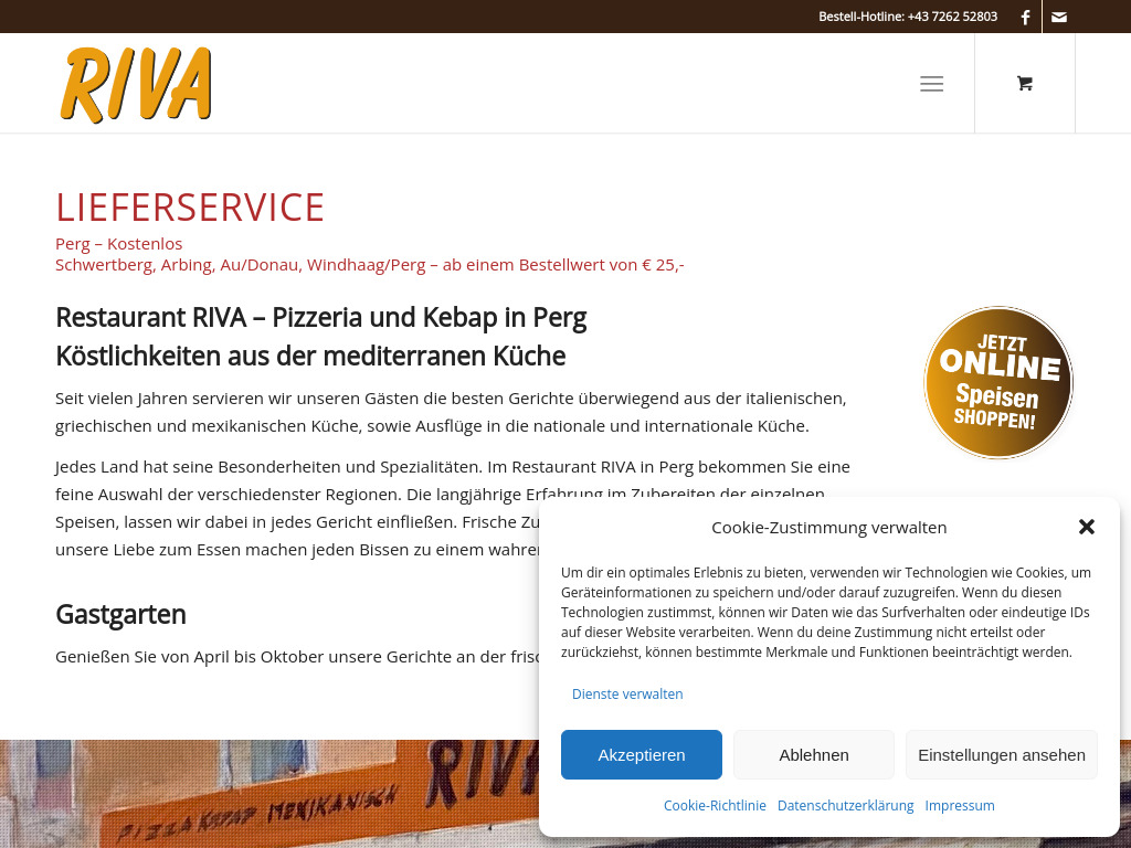 Website von Azad GmbH in Perg