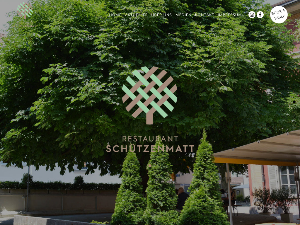 Website von Restaurant Schützenmatt in Altdorf