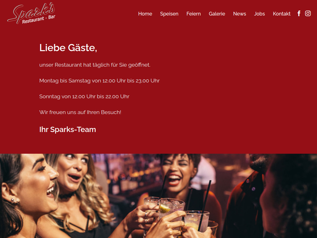 Website von Sport-Park-Reinbek Hannelore Greve & Co.oHG in Reinbek