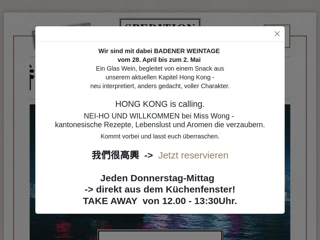 Website von Oui Chef GmbH in Baden