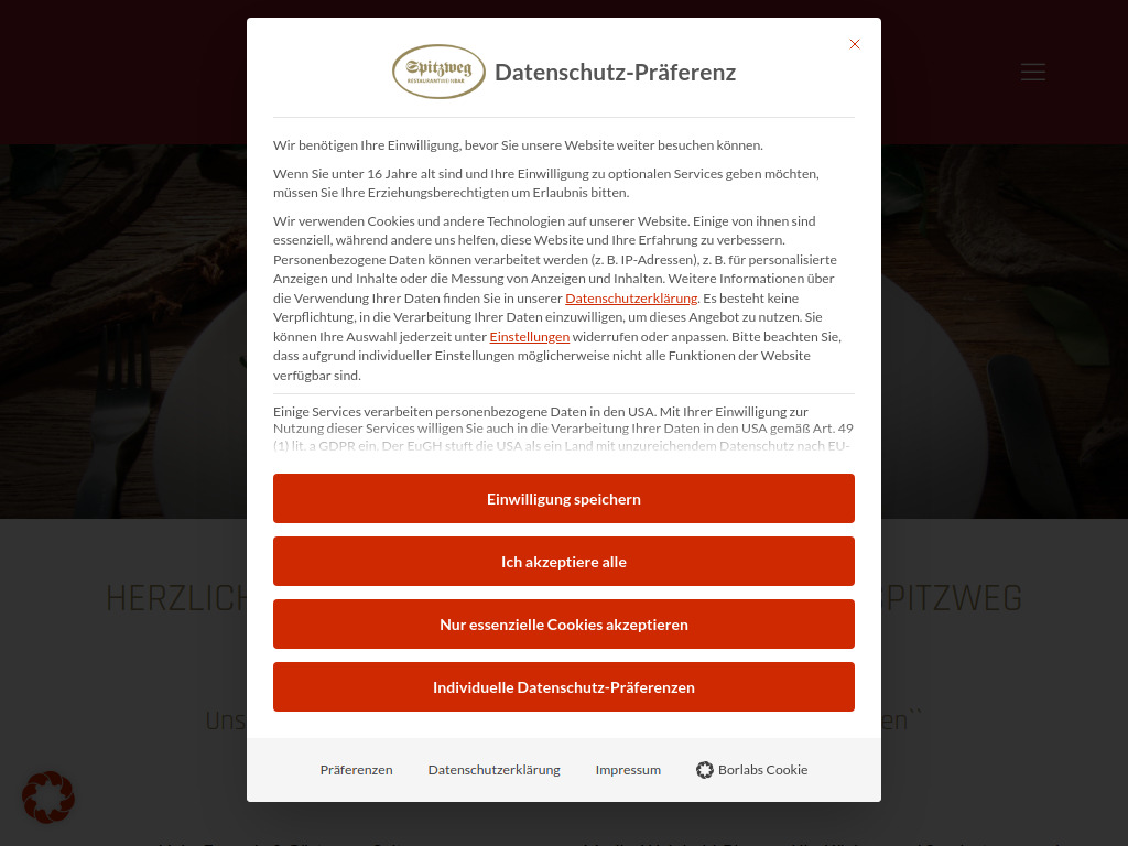 Website von Weinhold Gastro GmbH in Neuss