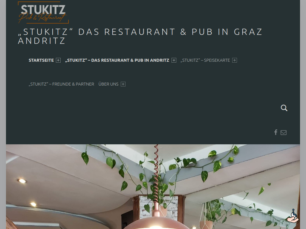 Website von Stukitz - Kaffeerestaurant in Graz