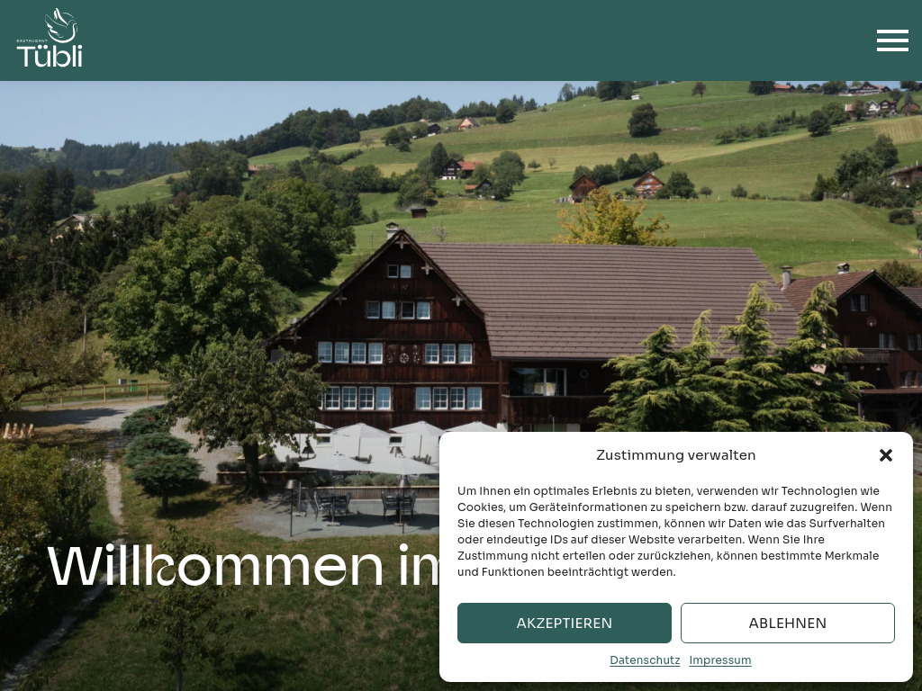 Website von Frehner Gastro GmbH in Altstätten
