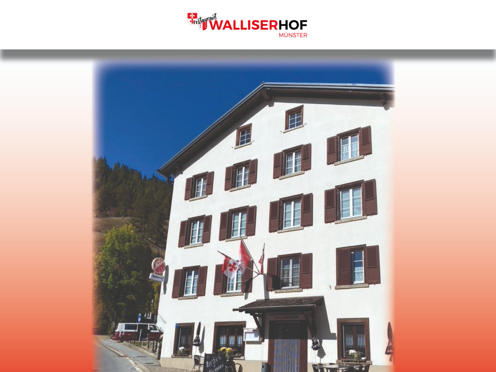 Website von Restaurant Walliserhof in Münster