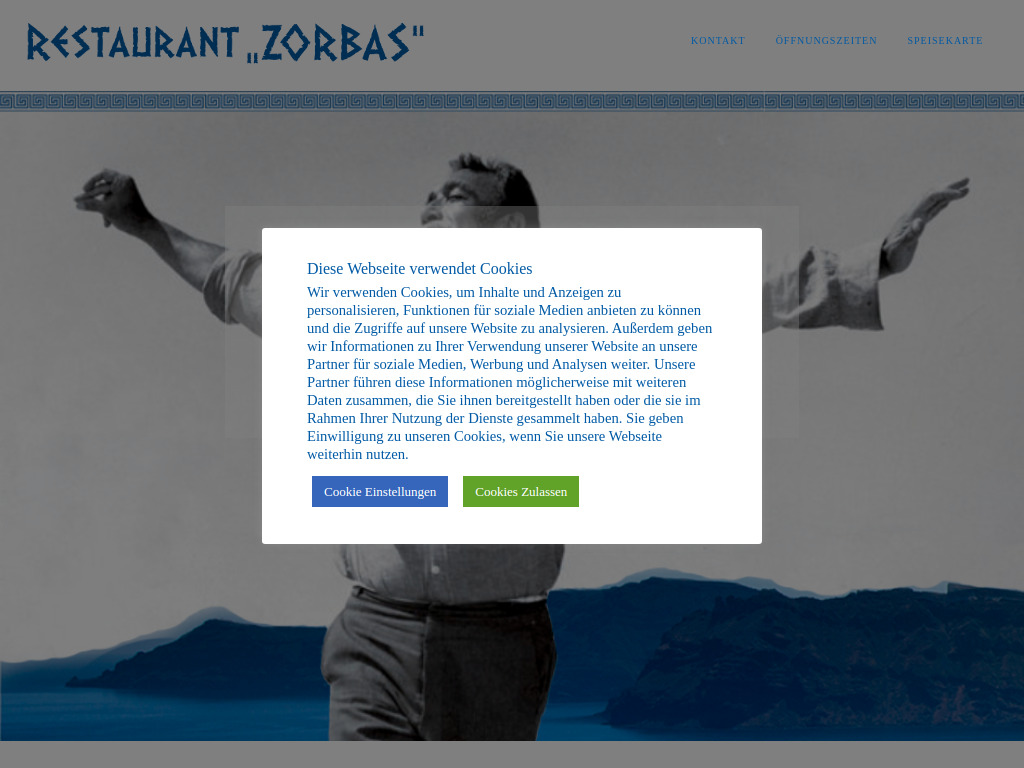 Website von Zorbas Gaststätten GmbH in Hohe Börde OT Irxleben