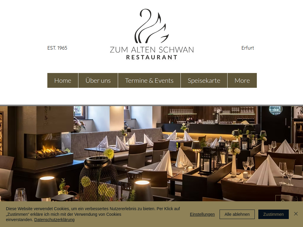 Website von Hotel Krämerbrücke Erfurt GmbH & Co. KG in Erfurt