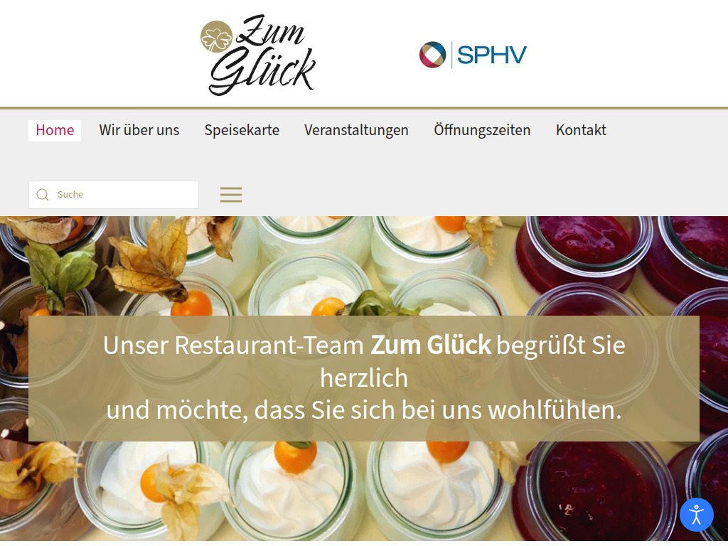 Website von SPHV Service gGmbH in Rauenberg