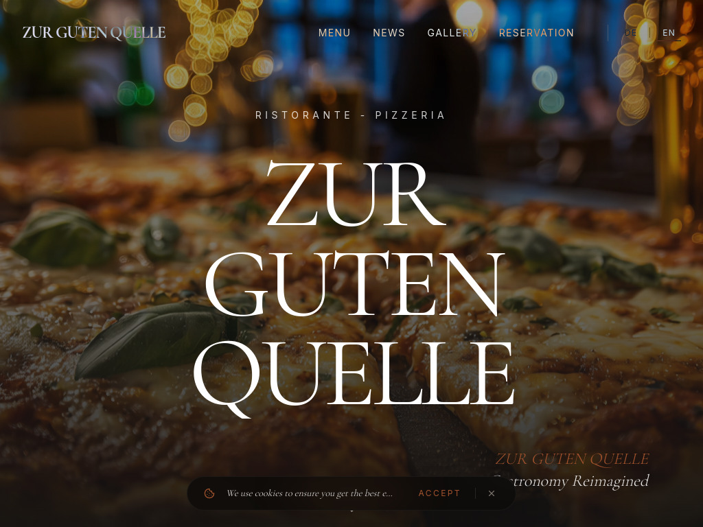 Website von Zur guten Quelle - Restaurant & Weinstube in Münster-Sarmsheim