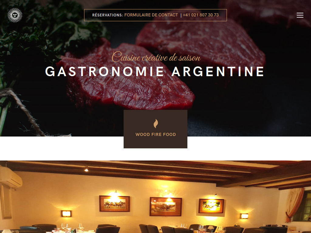 Website von Restaurant du Chasseur in Allaman