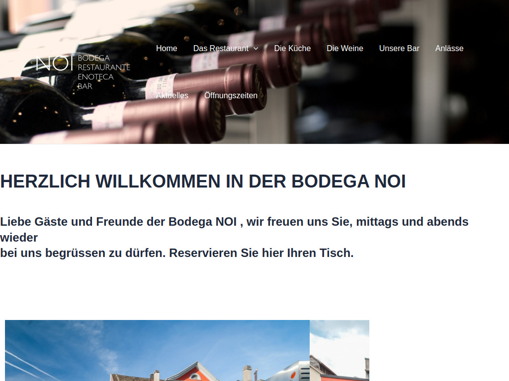 Website von Bodega NOI Lichtensteig in Lichtensteig