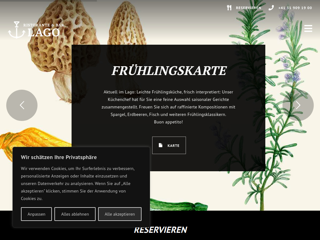Website von Sportgastro AG in Hinterkappelen