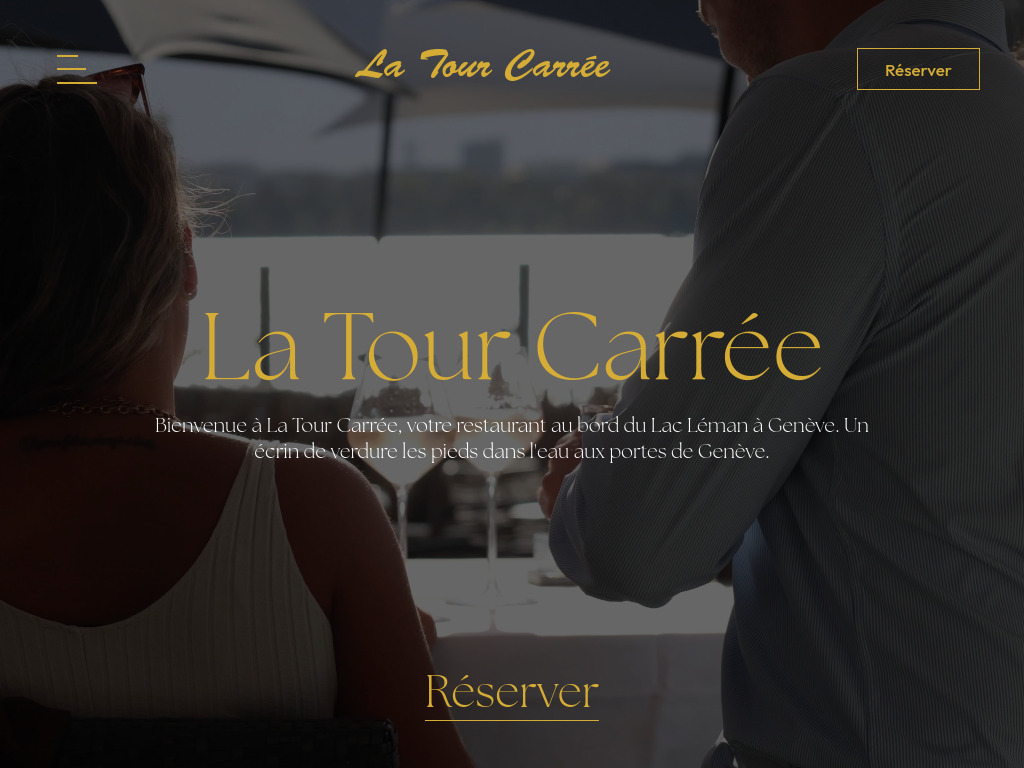 Website von La Tour Carrée in Cologny