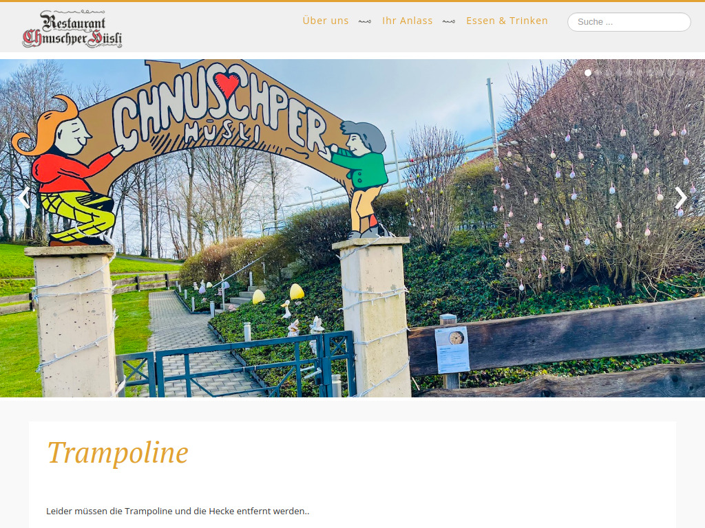 Website von Chnuschper-Hüsli