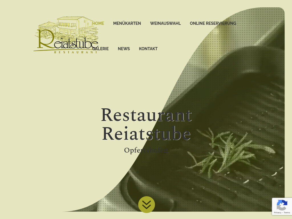 Website von Restaurant Reiatstube GmbH in Opfertshofen