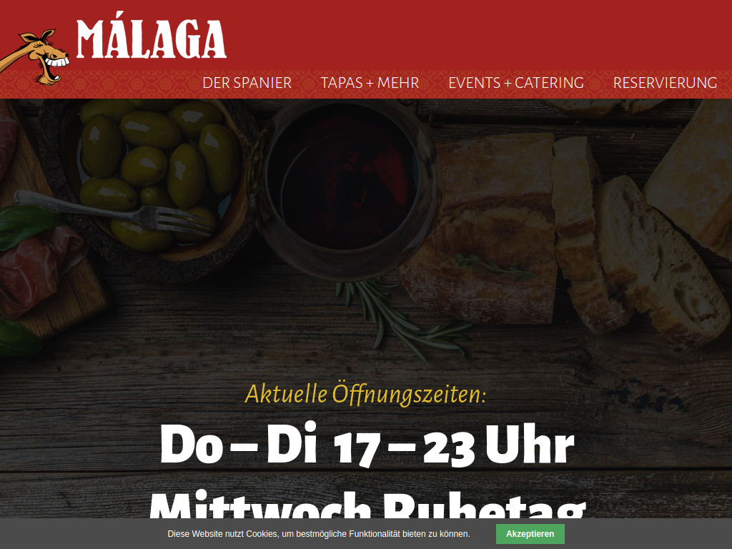 Website von Malaga in Pirna