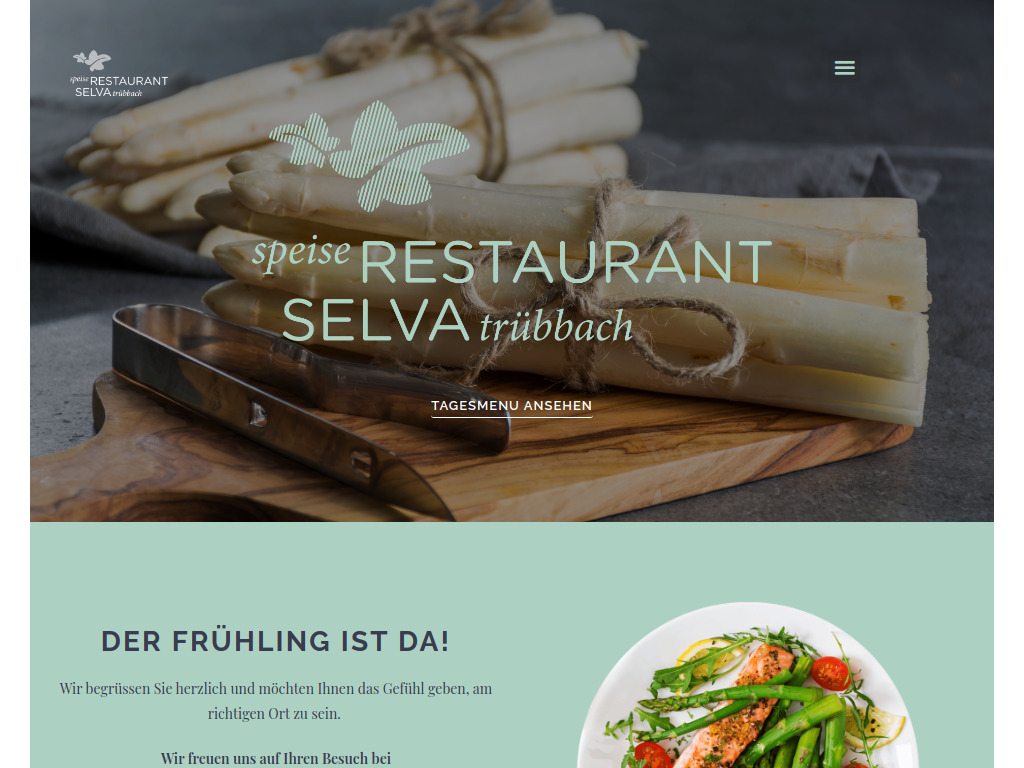 Website von Selva Restaurant in Trübbach