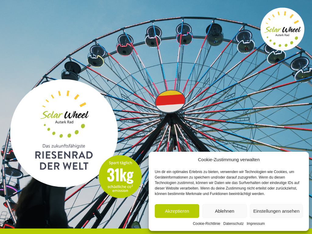 Website von SolarWheel KG in Nordhorn