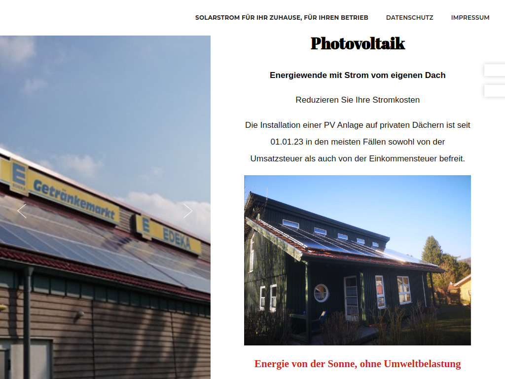 Website von RIESOLAR GmbH in Furth im Wald