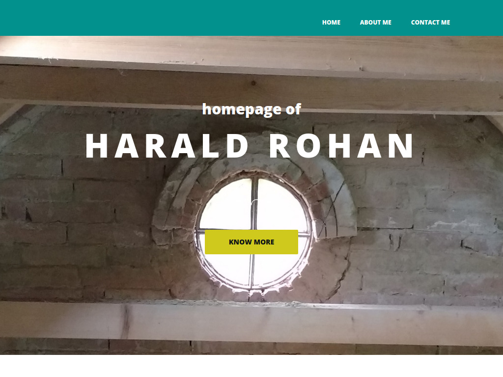 Website von Harald Rohan in Vienna