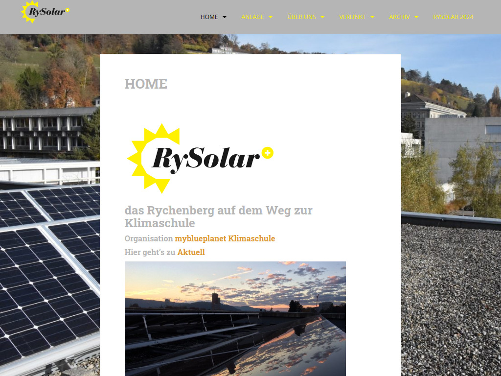 Website von HOME - RySolar Plus